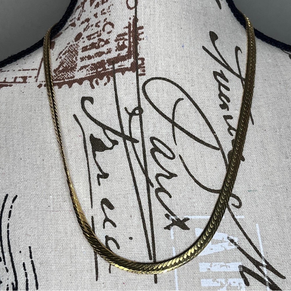 Vintage Gold Chain with Minimalist Design